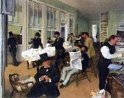 Edgar Degas The New Orleans Cotton Exchange Sweden oil painting artist